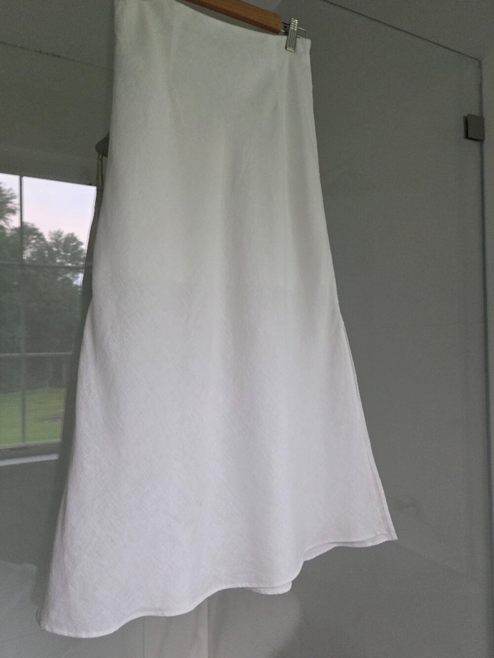Jcrew Gwyneth Linen slip skirt XS white - Picture 2 of 8